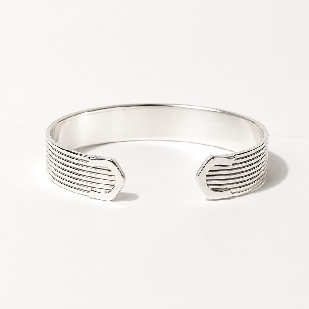 Vintage 925 Sterling Silver Adjustable Bangle Bracelet 14g